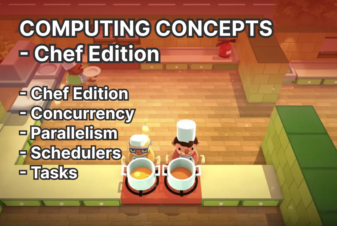 Computing Concepts - Chef Edition: Concurrency, Parallelism, Schedulers, and Tasks